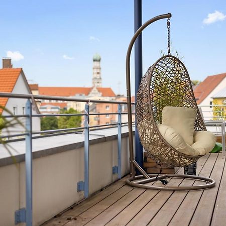 Arbio I Premium Penthouse Apartment Augsburgo Exterior foto
