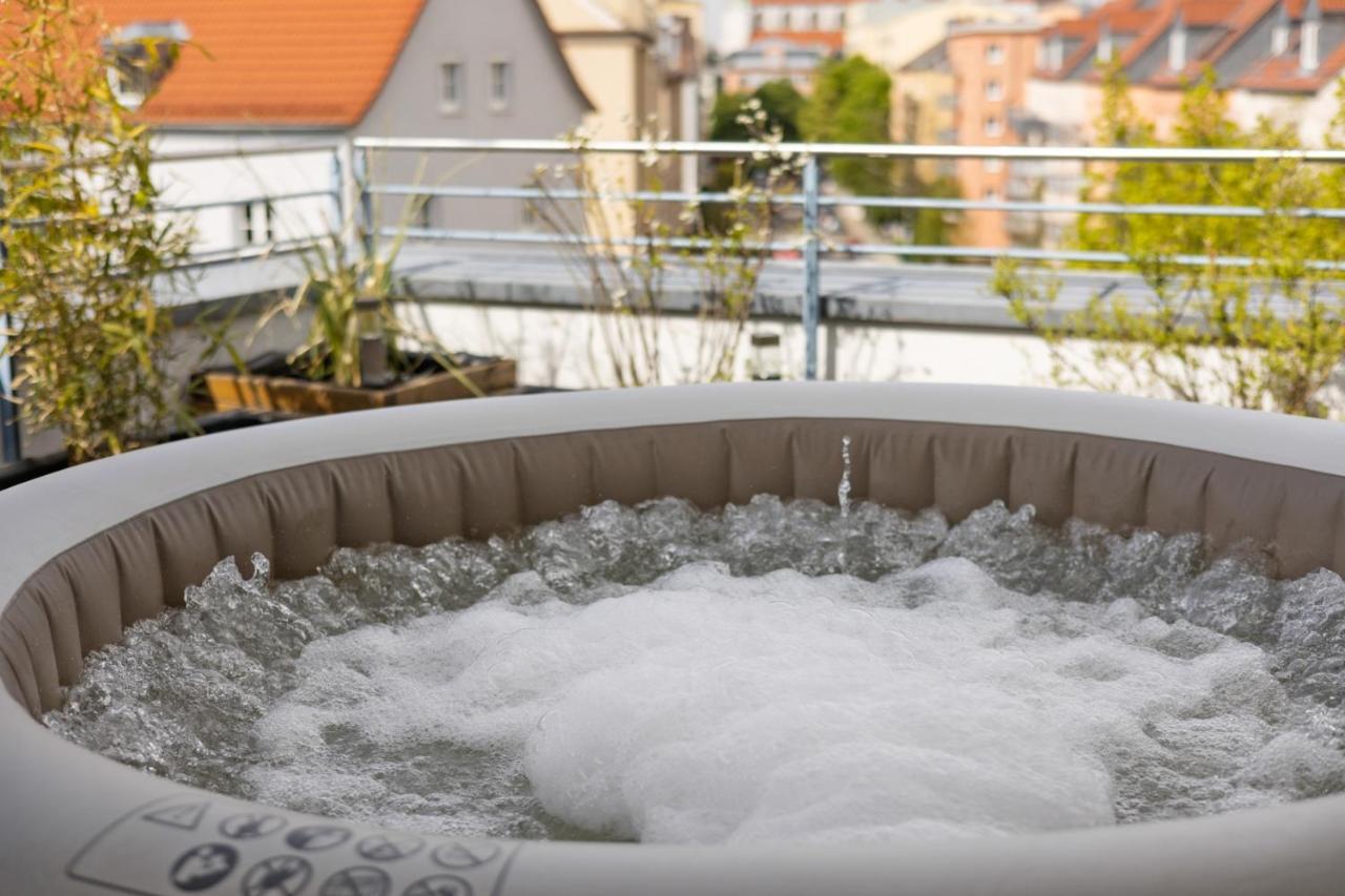 Arbio I Premium Penthouse Apartment Augsburgo Exterior foto