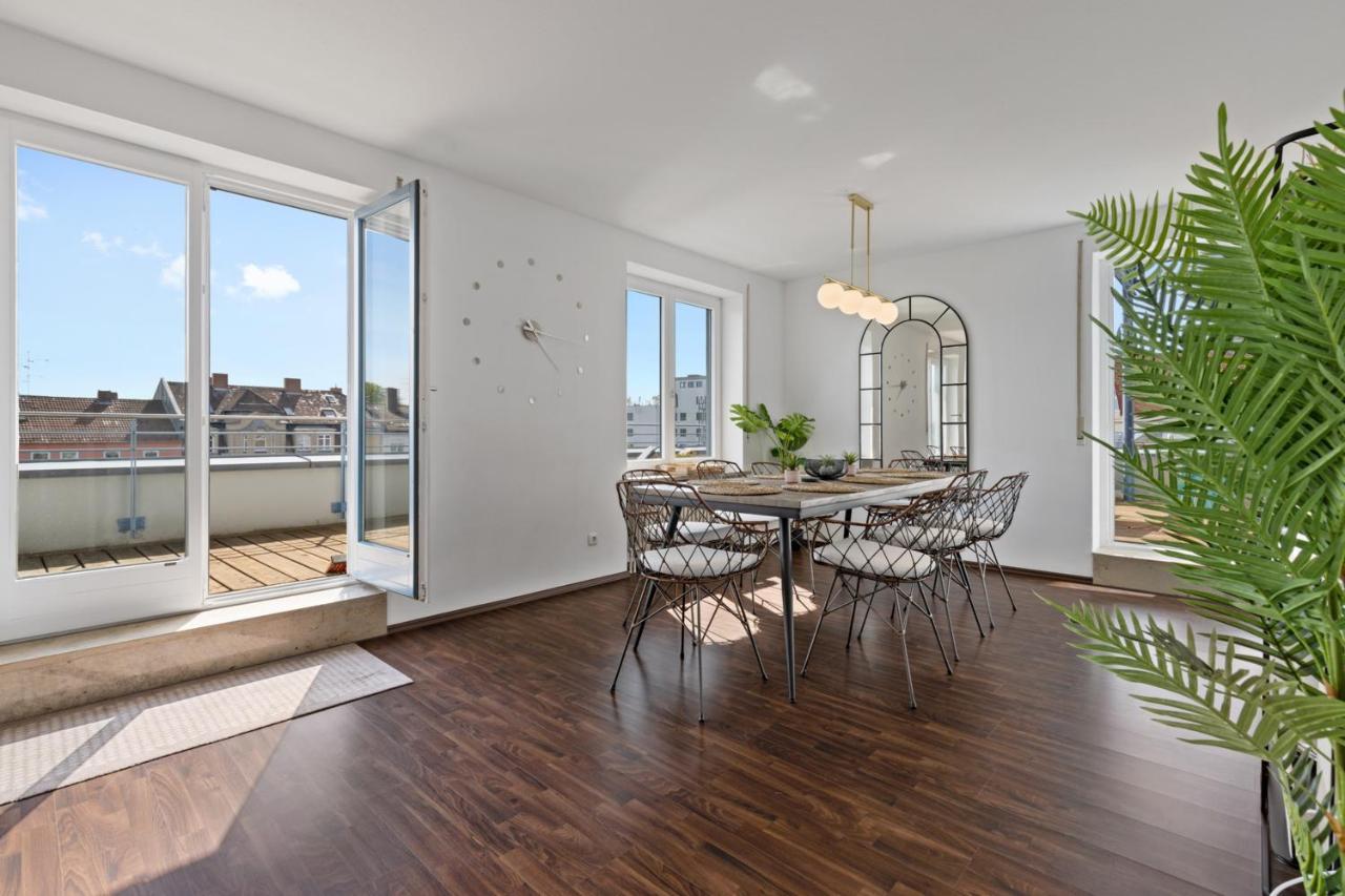 Arbio I Premium Penthouse Apartment Augsburgo Exterior foto