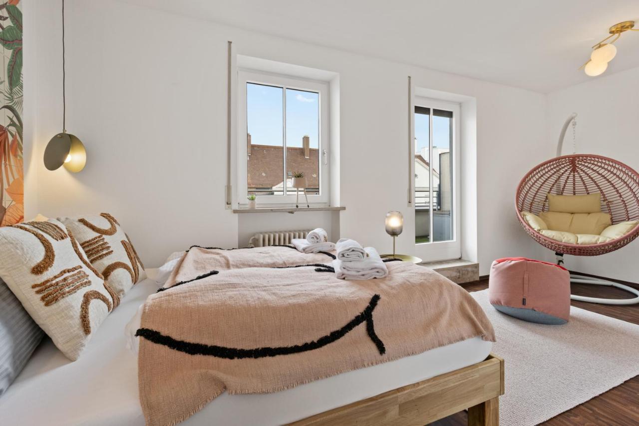 Arbio I Premium Penthouse Apartment Augsburgo Exterior foto