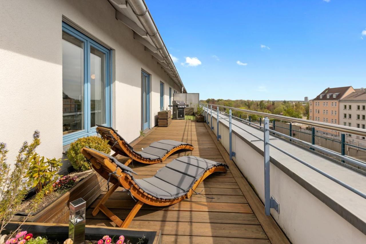 Arbio I Premium Penthouse Apartment Augsburgo Exterior foto