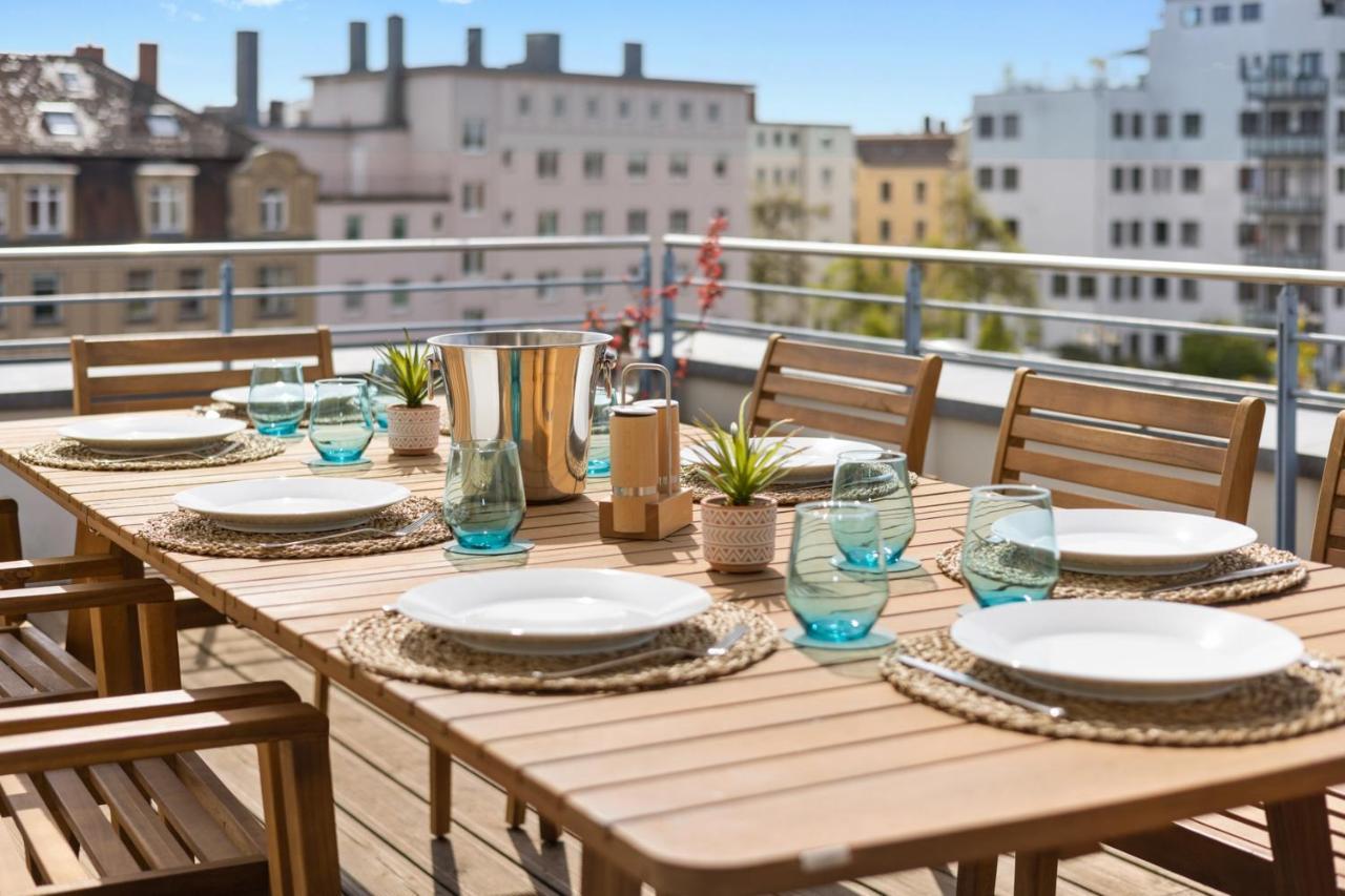 Arbio I Premium Penthouse Apartment Augsburgo Exterior foto