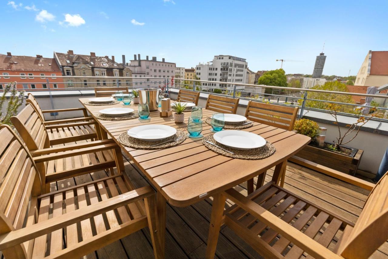 Arbio I Premium Penthouse Apartment Augsburgo Exterior foto